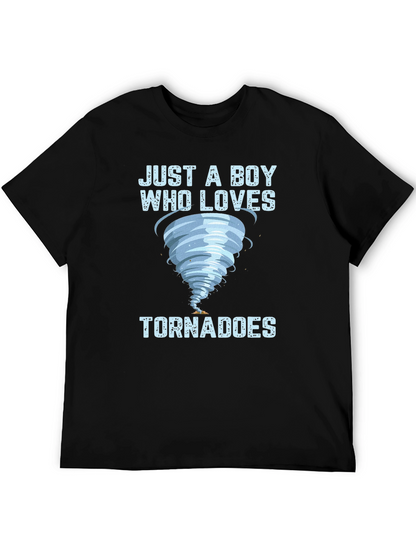 Just a Boy Who Loves Tornadoes T-Shirt