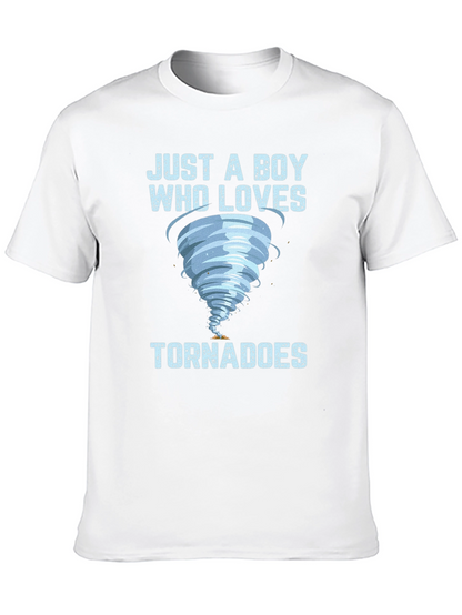 Just a Boy Who Loves Tornadoes T-Shirt