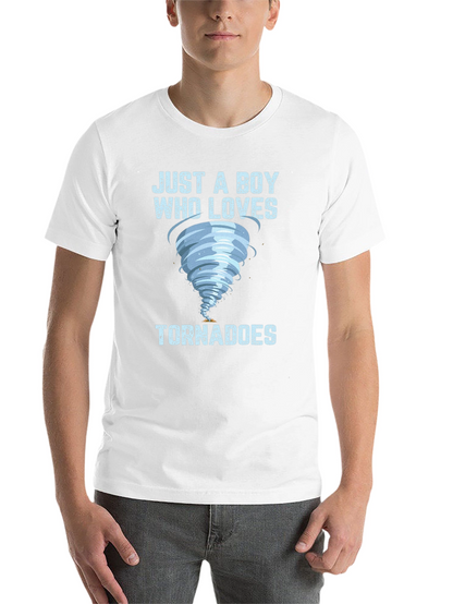Just a Boy Who Loves Tornadoes T-Shirt