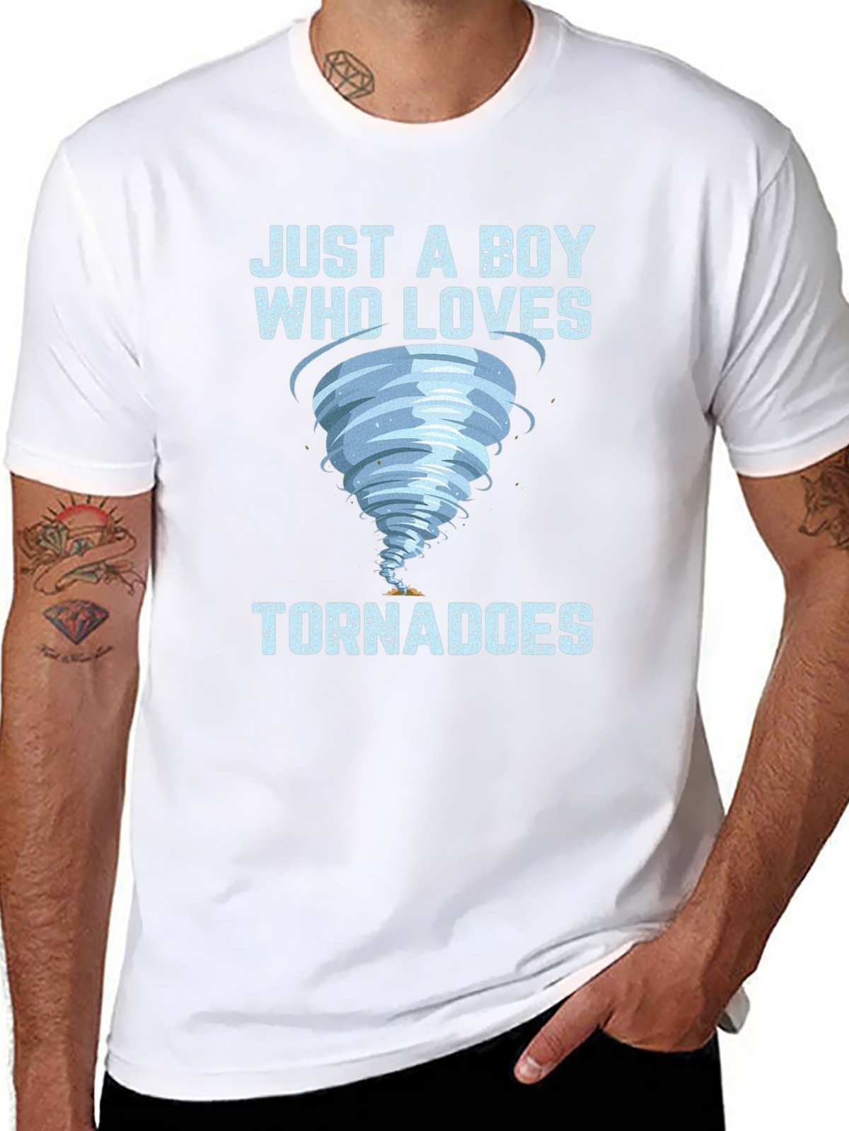 Just a Boy Who Loves Tornadoes T-Shirt