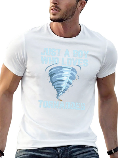 Just a Boy Who Loves Tornadoes T-Shirt