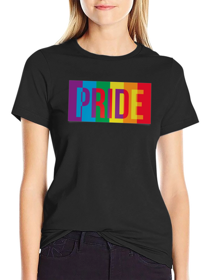 Pride Rainbow Graphic Tee - Soft Cotton Blend