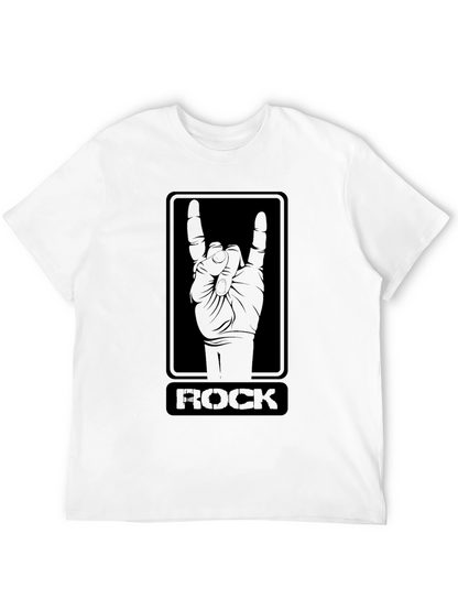 Rock On T-Shirt - Black Graphic Tee