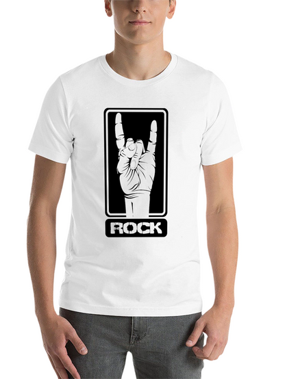 Rock On T-Shirt - Black Graphic Tee