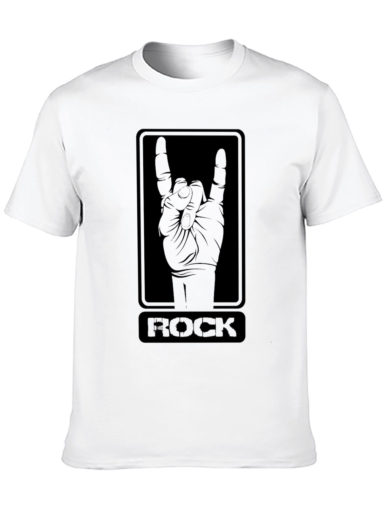 Rock On T-Shirt - Black Graphic Tee