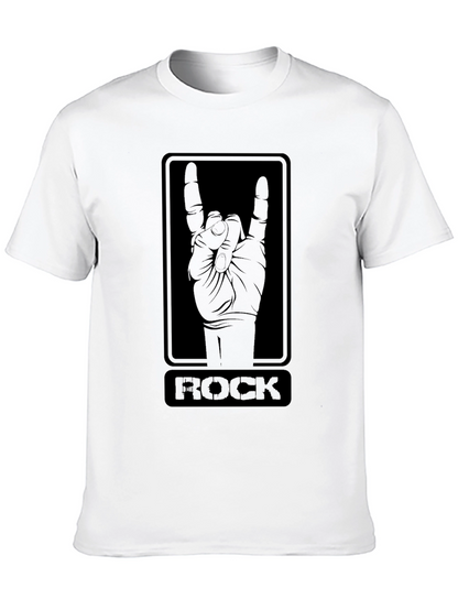Rock On T-Shirt - Black Graphic Tee