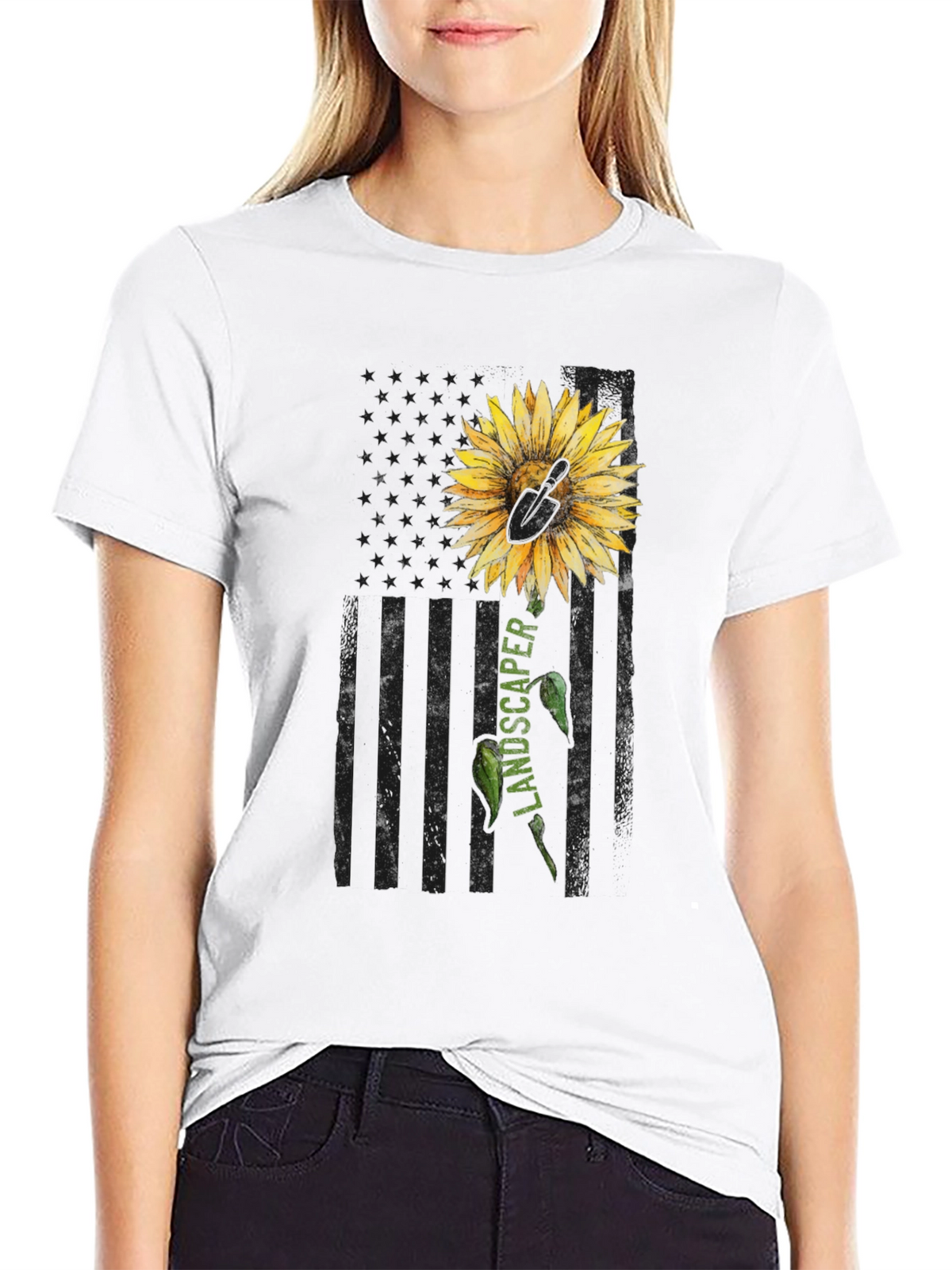 Sunflower Landscaper Graphic Tee