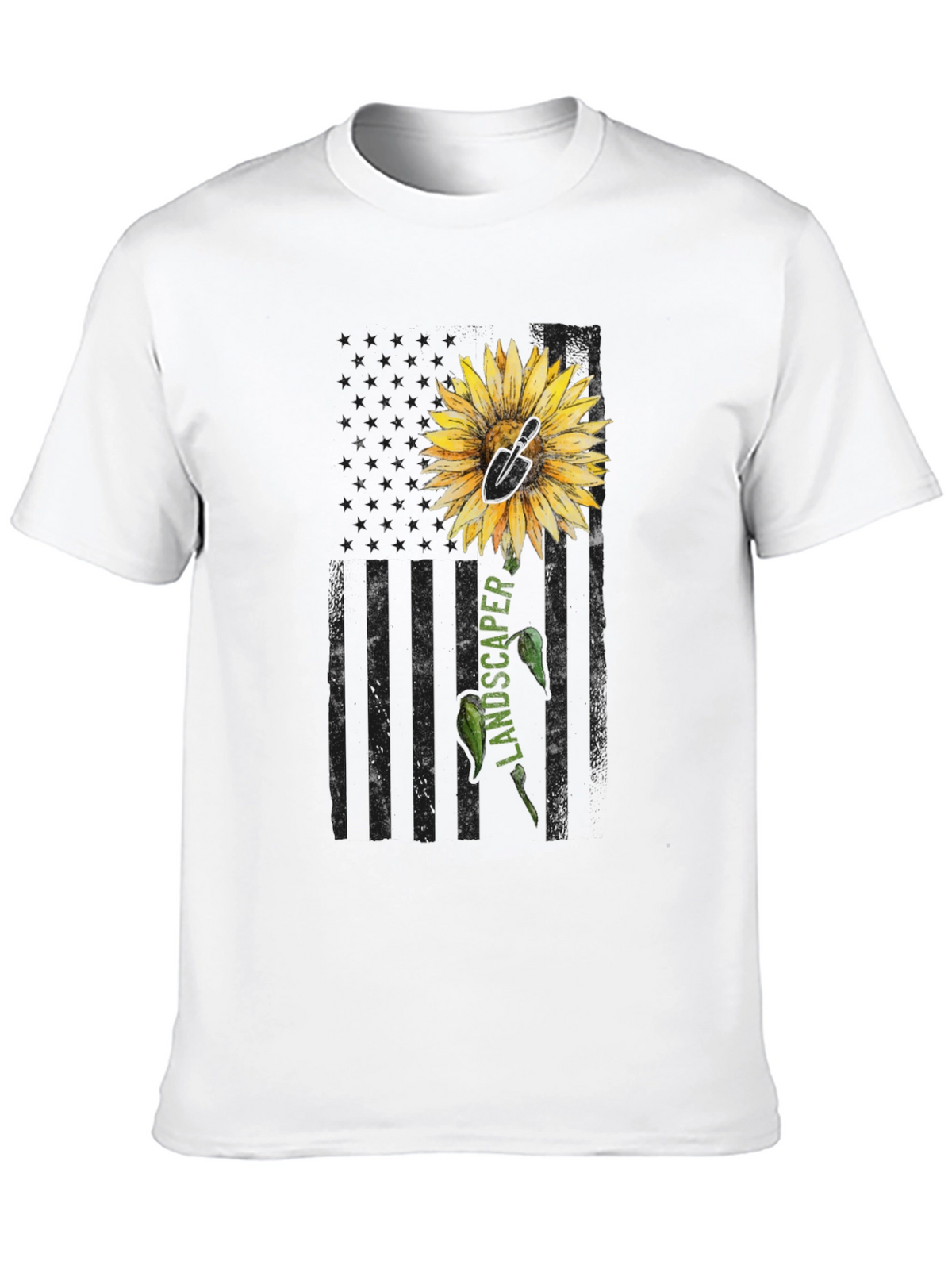 Sunflower Landscaper Graphic Tee