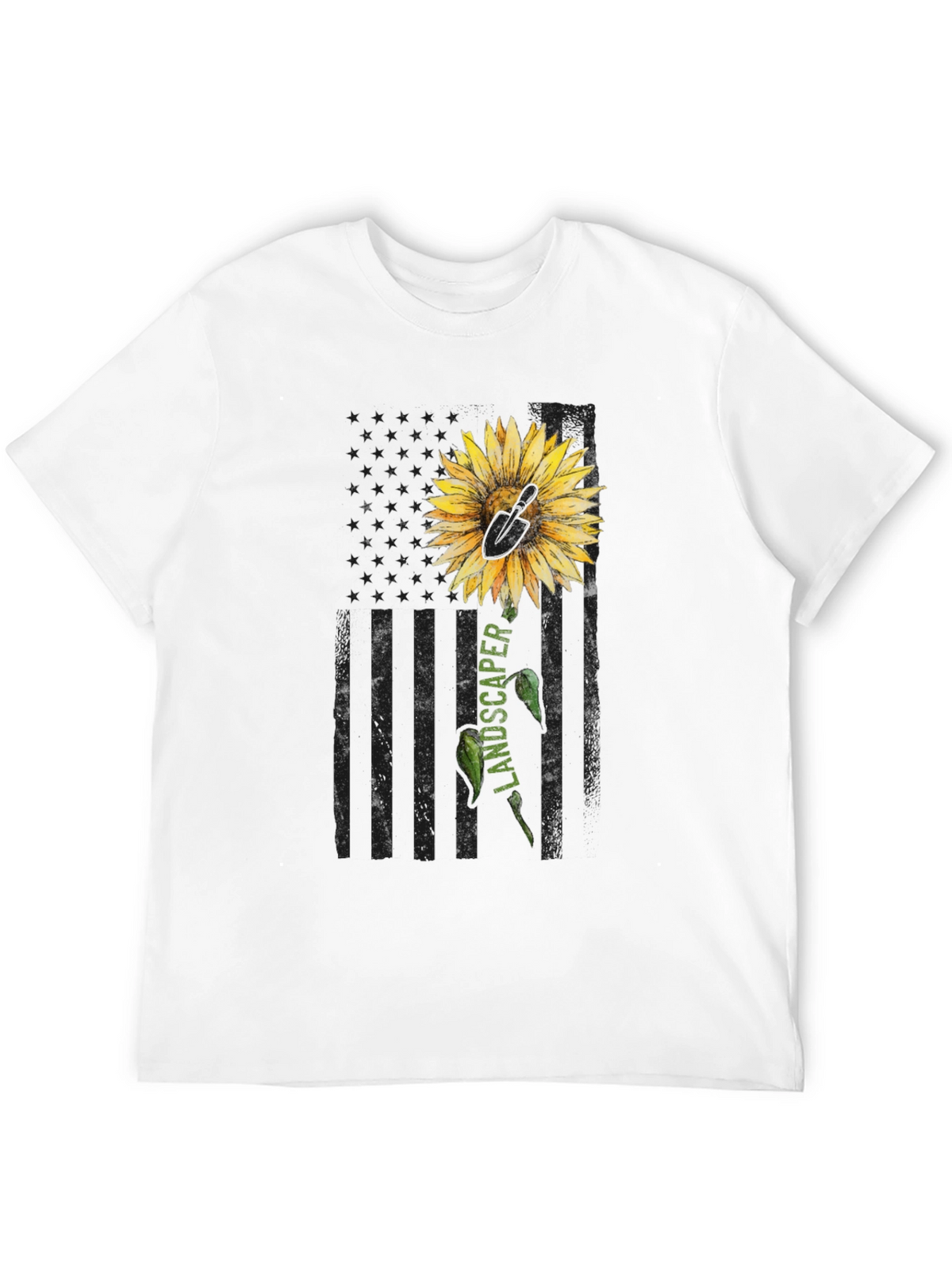 Sunflower Landscaper Graphic Tee