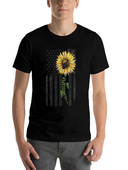 Sunflower Landscaper Graphic Tee