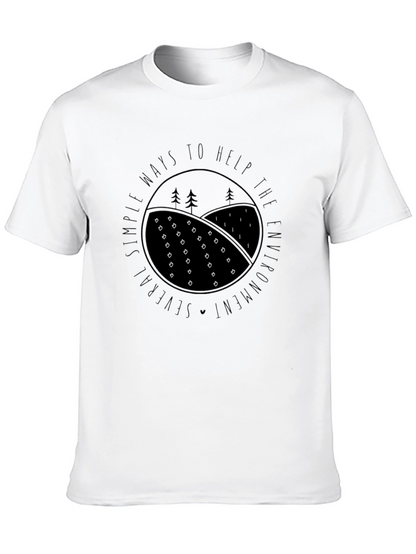 Eco-Friendly Graphic Tee - Help the Environment