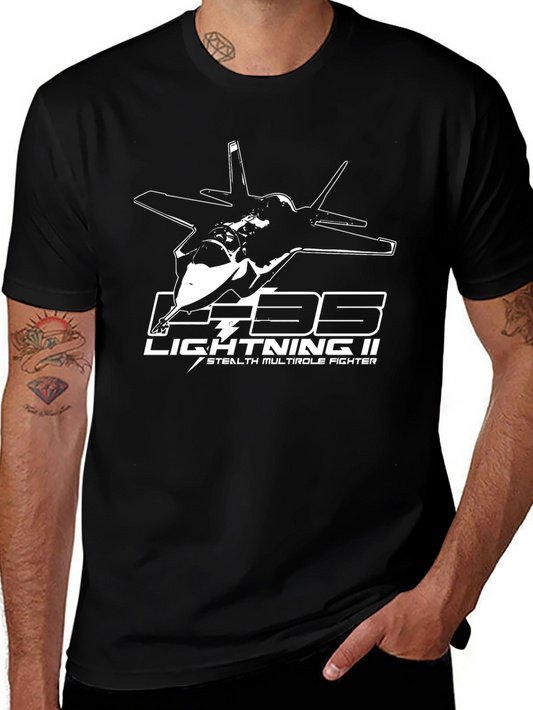F-35 Lightning II Stealth Fighter Graphic T-Shirt