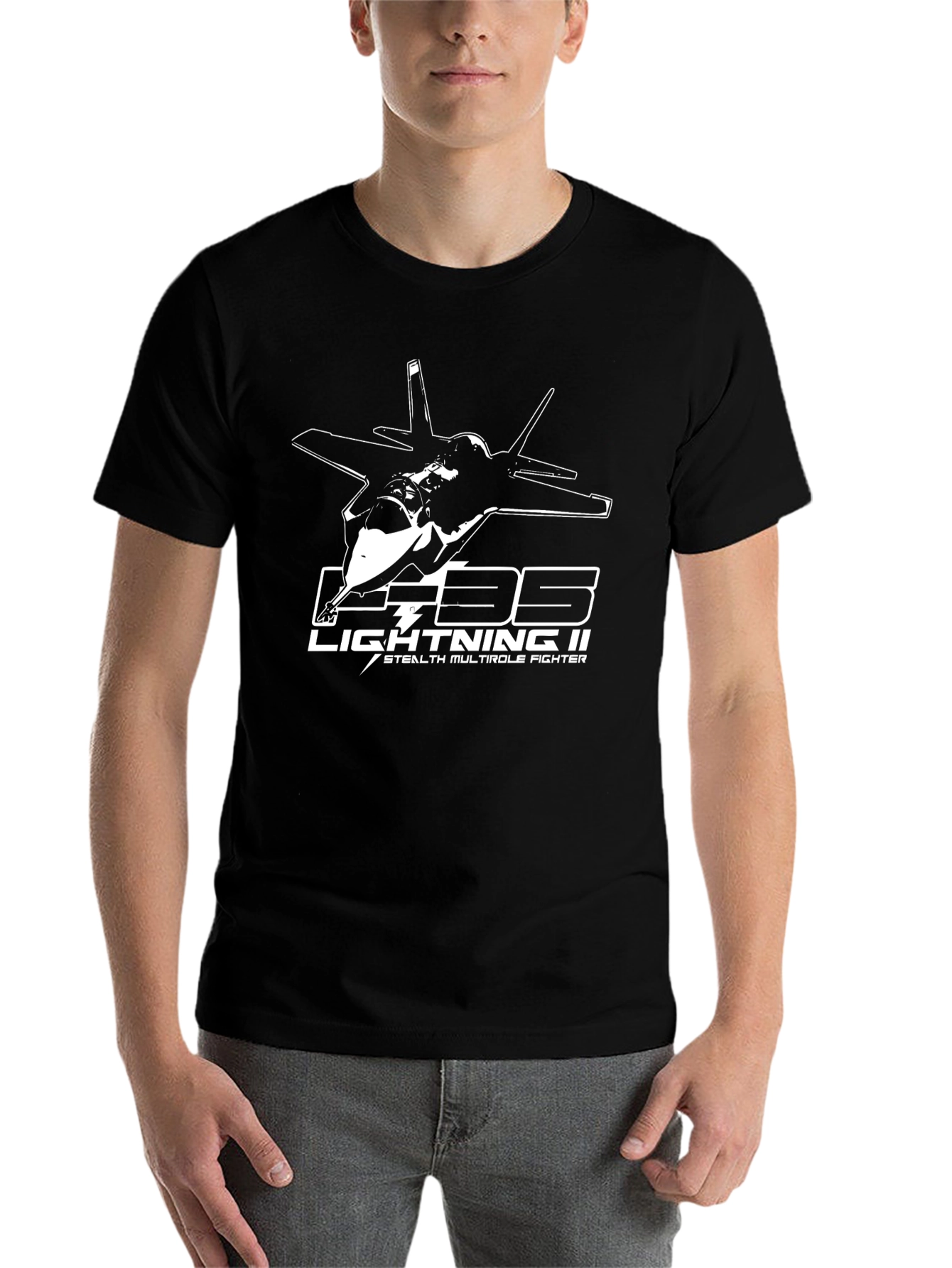 F-35 Lightning II Stealth Fighter Graphic T-Shirt