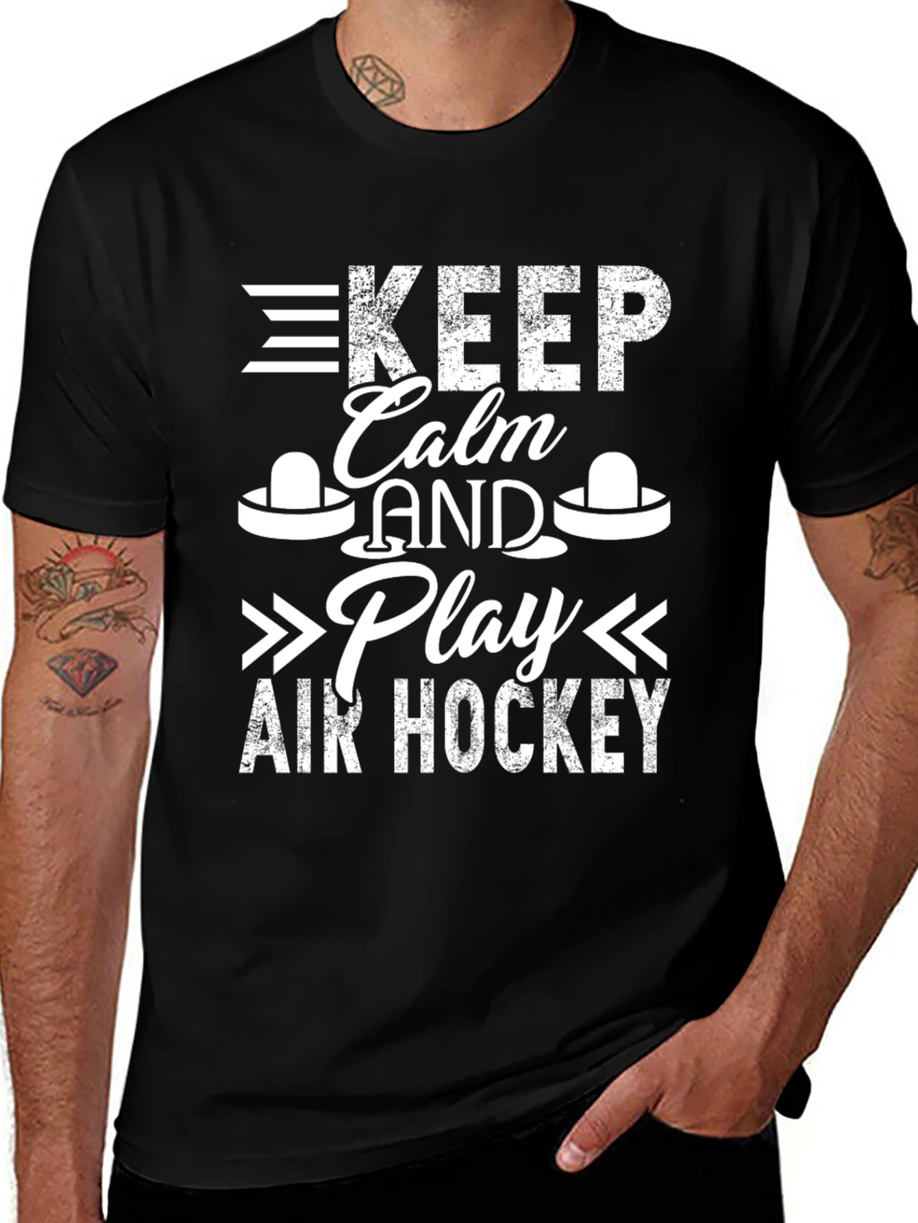 Keep Calm and Play Air Hockey T-Shirt