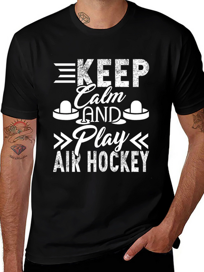 Keep Calm and Play Air Hockey T-Shirt