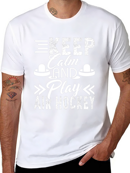 Keep Calm and Play Air Hockey T-Shirt