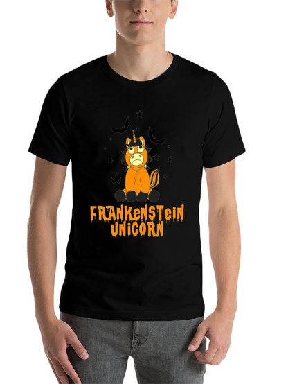 Frankenstein Unicorn Halloween Graphic Tee