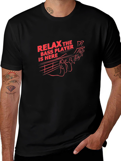 Bass Player Graphic T-Shirt - Musician Tee