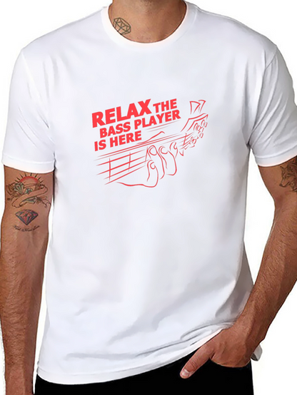 Bass Player Graphic T-Shirt - Musician Tee