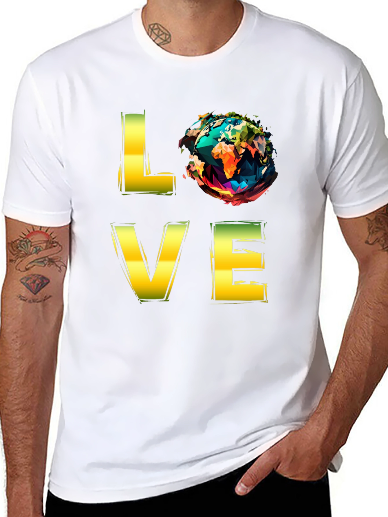 Love Earth Graphic Tee - Eco Friendly Design