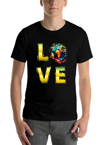Love Earth Graphic Tee - Eco Friendly Design