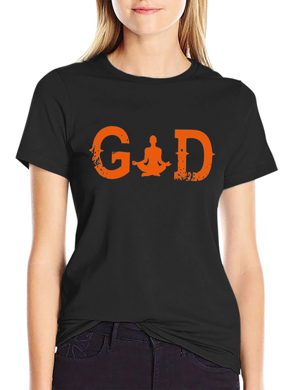 God Yoga Graphic T-Shirt - Relaxed Fit