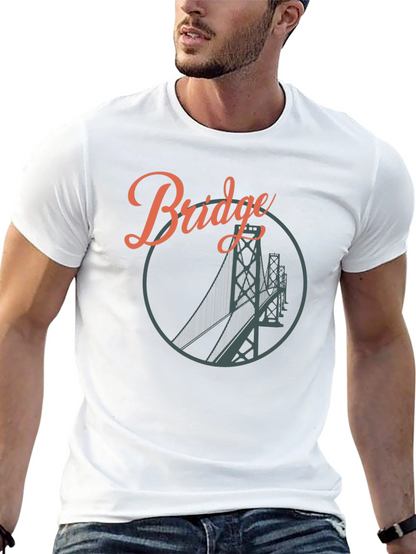 Bridge Design T-Shirt - Stylish Graphic Tee