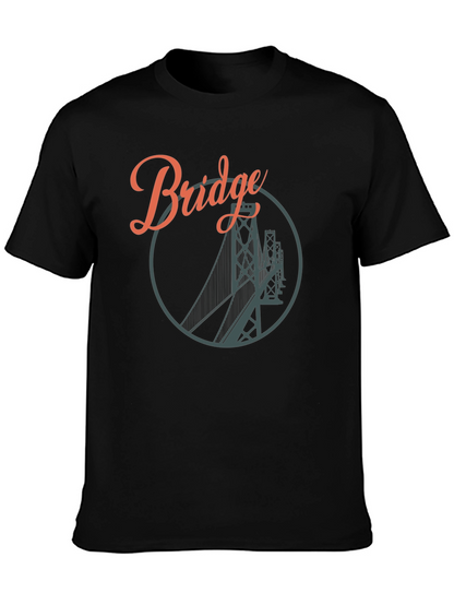 Bridge Design T-Shirt - Stylish Graphic Tee