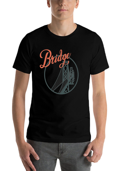 Bridge Design T-Shirt - Stylish Graphic Tee