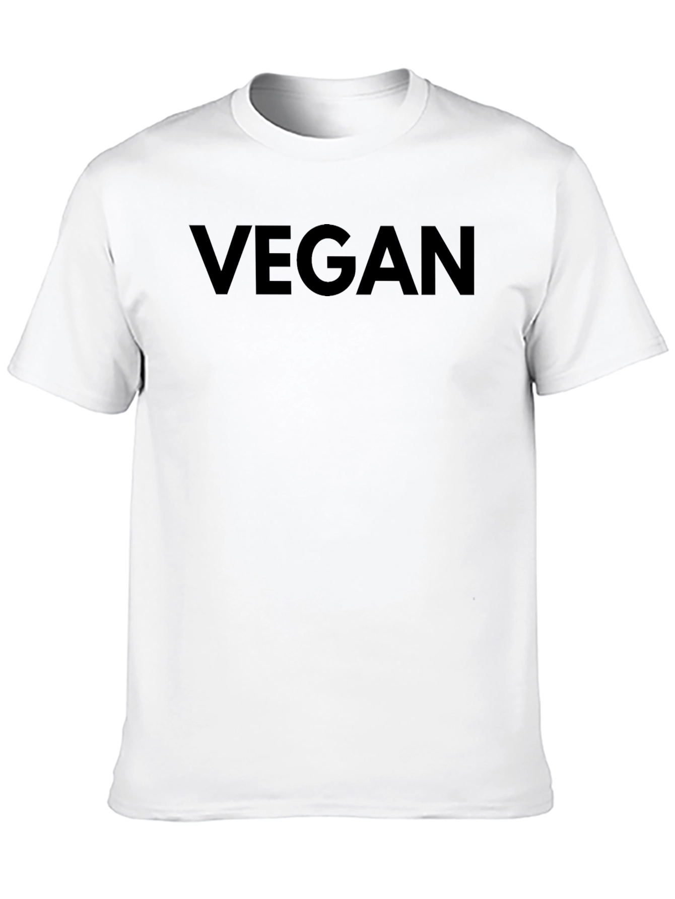 Vegan Statement Tee - Bold Black Unisex T-Shirt