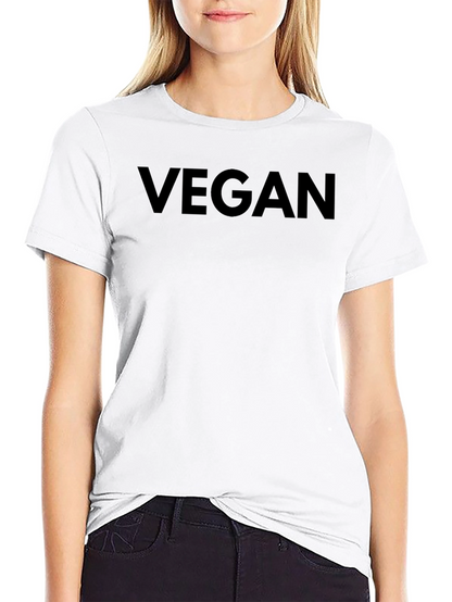 Vegan Statement Tee - Bold Black Unisex T-Shirt
