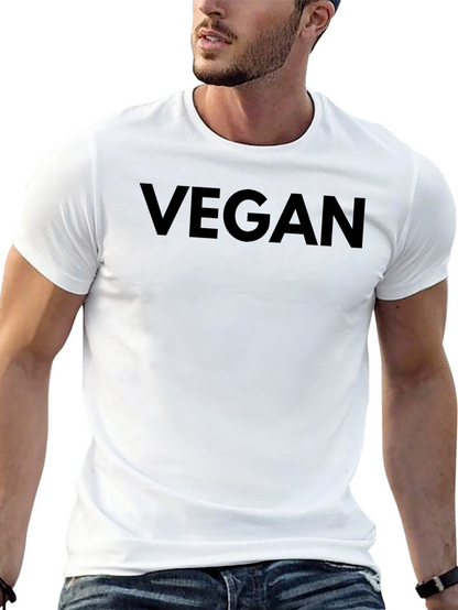 Vegan Statement Tee - Bold Black Unisex T-Shirt