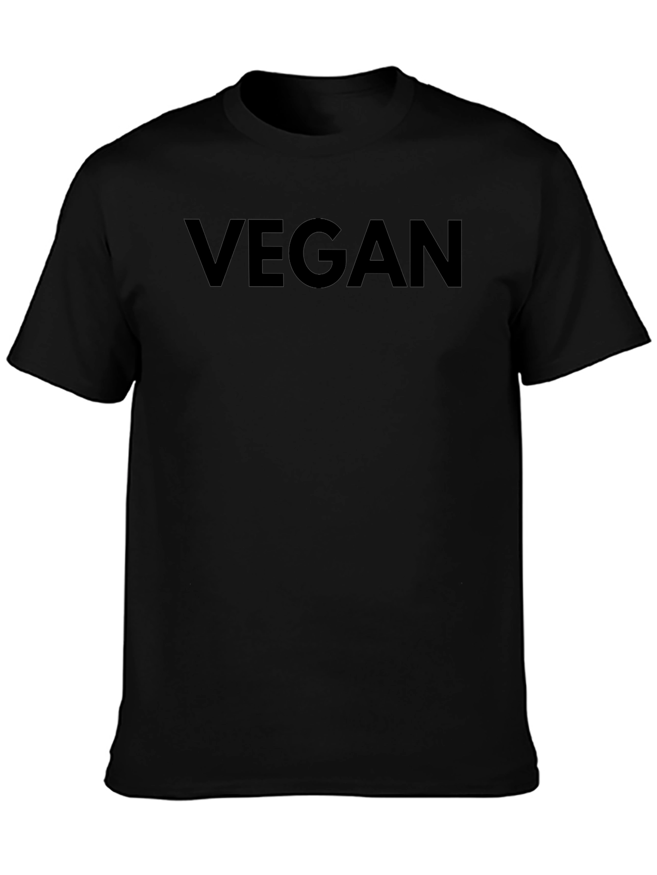 Vegan Statement Tee - Bold Black Unisex T-Shirt