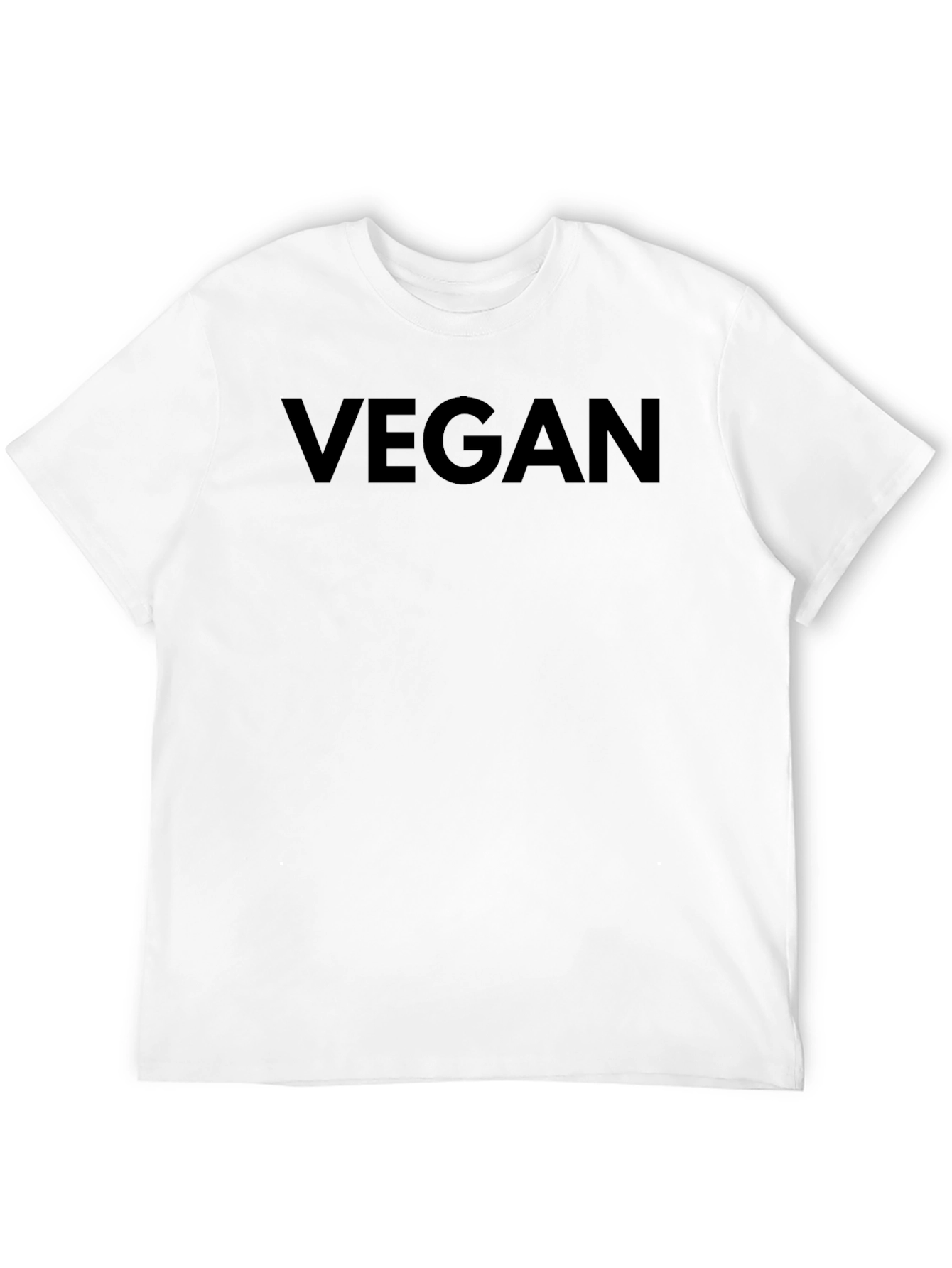 Vegan Statement Tee - Bold Black Unisex T-Shirt