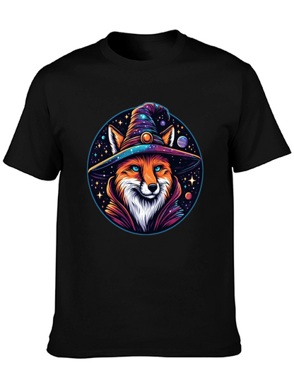 Wizard Fox Graphic T-Shirt