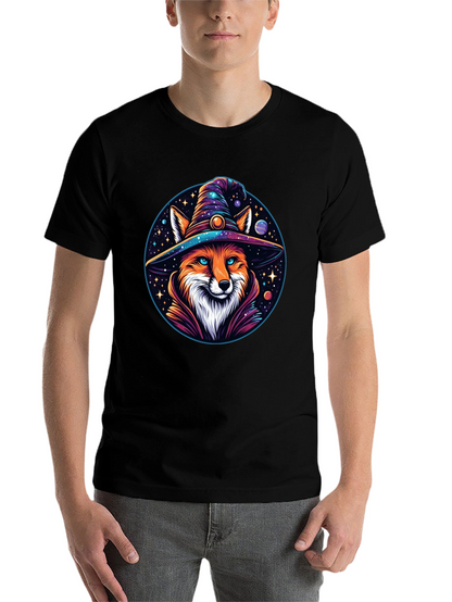 Wizard Fox Graphic T-Shirt