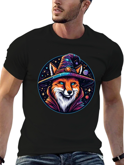 Wizard Fox Graphic T-Shirt