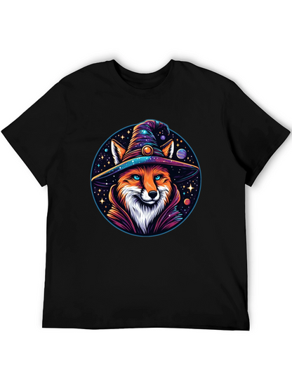 Wizard Fox Graphic T-Shirt