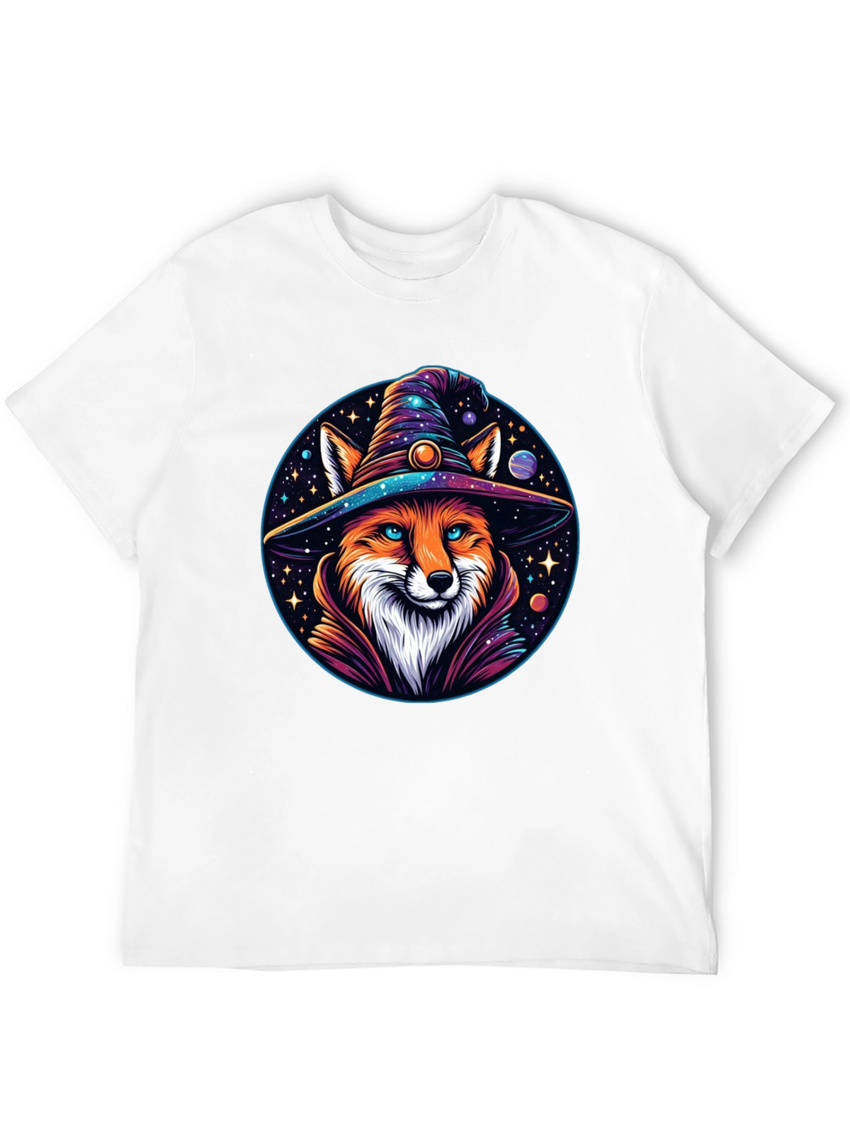 Wizard Fox Graphic T-Shirt