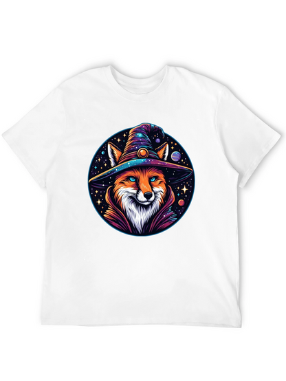 Wizard Fox Graphic T-Shirt