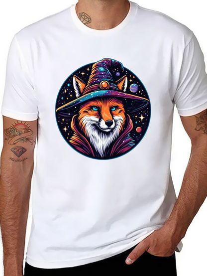 Wizard Fox Graphic T-Shirt