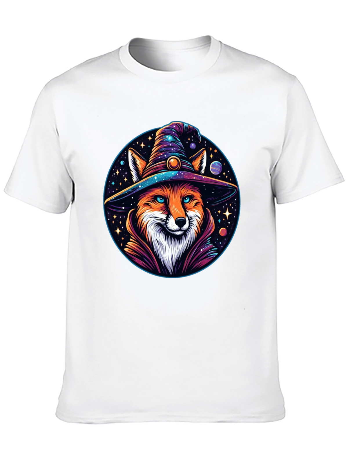Wizard Fox Graphic T-Shirt