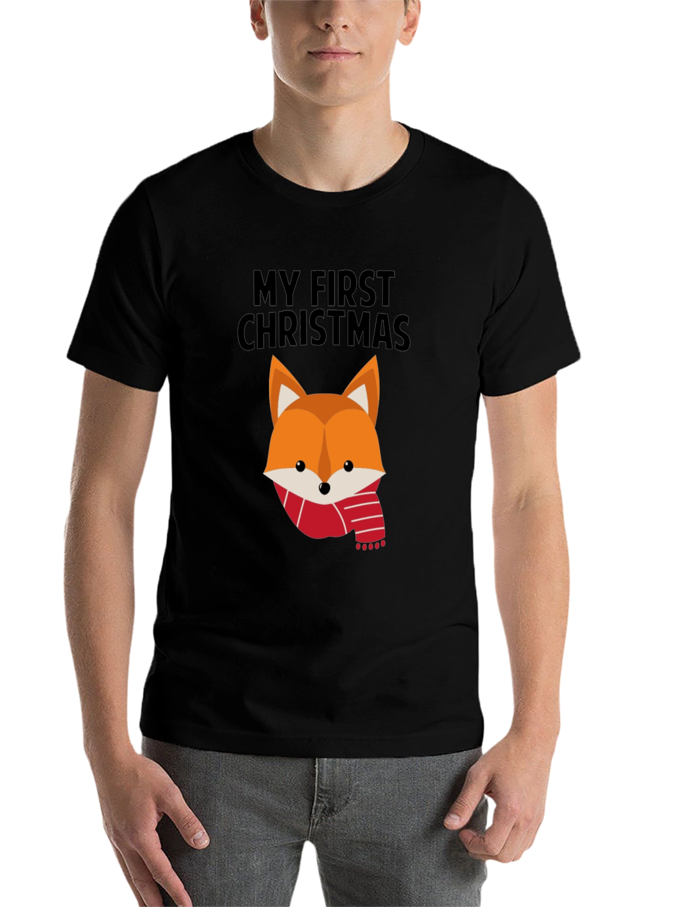 My First Christmas Fox T-Shirt