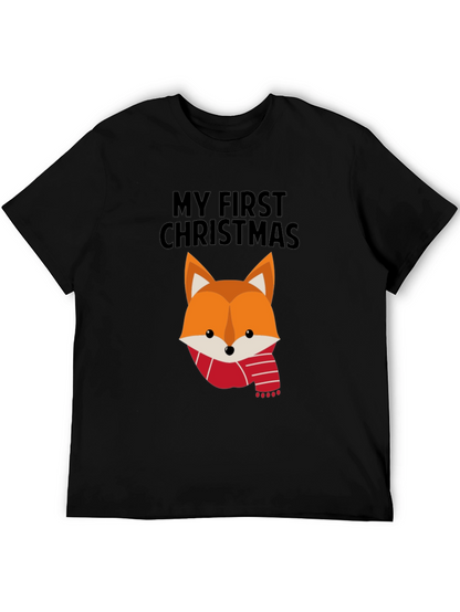 My First Christmas Fox T-Shirt
