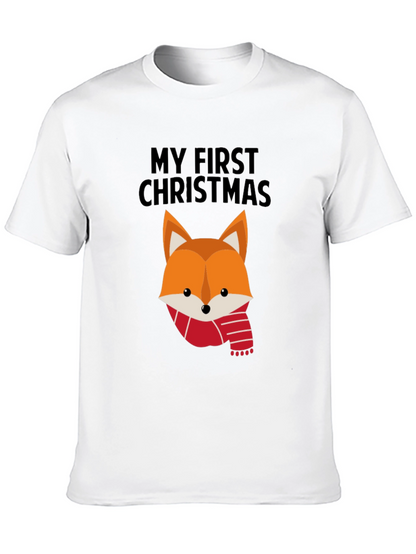 My First Christmas Fox T-Shirt