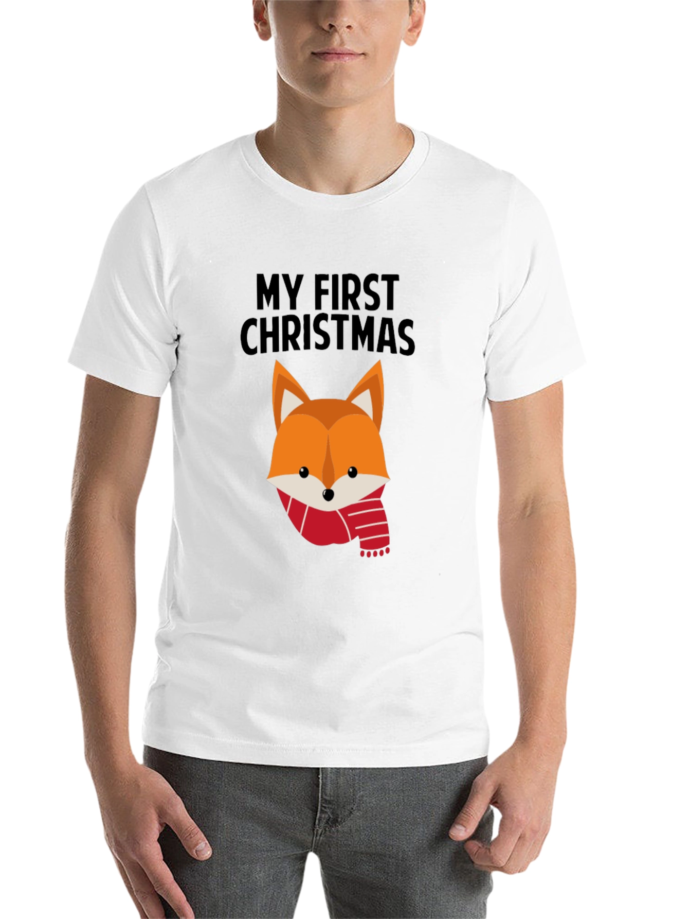 My First Christmas Fox T-Shirt