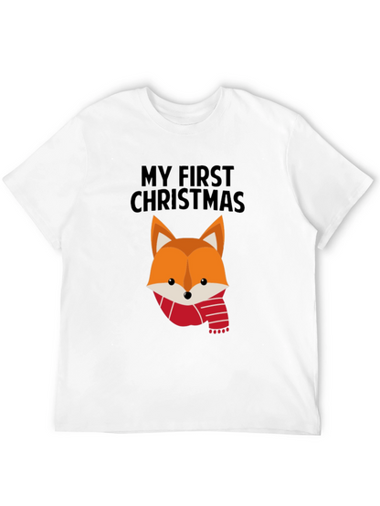 My First Christmas Fox T-Shirt