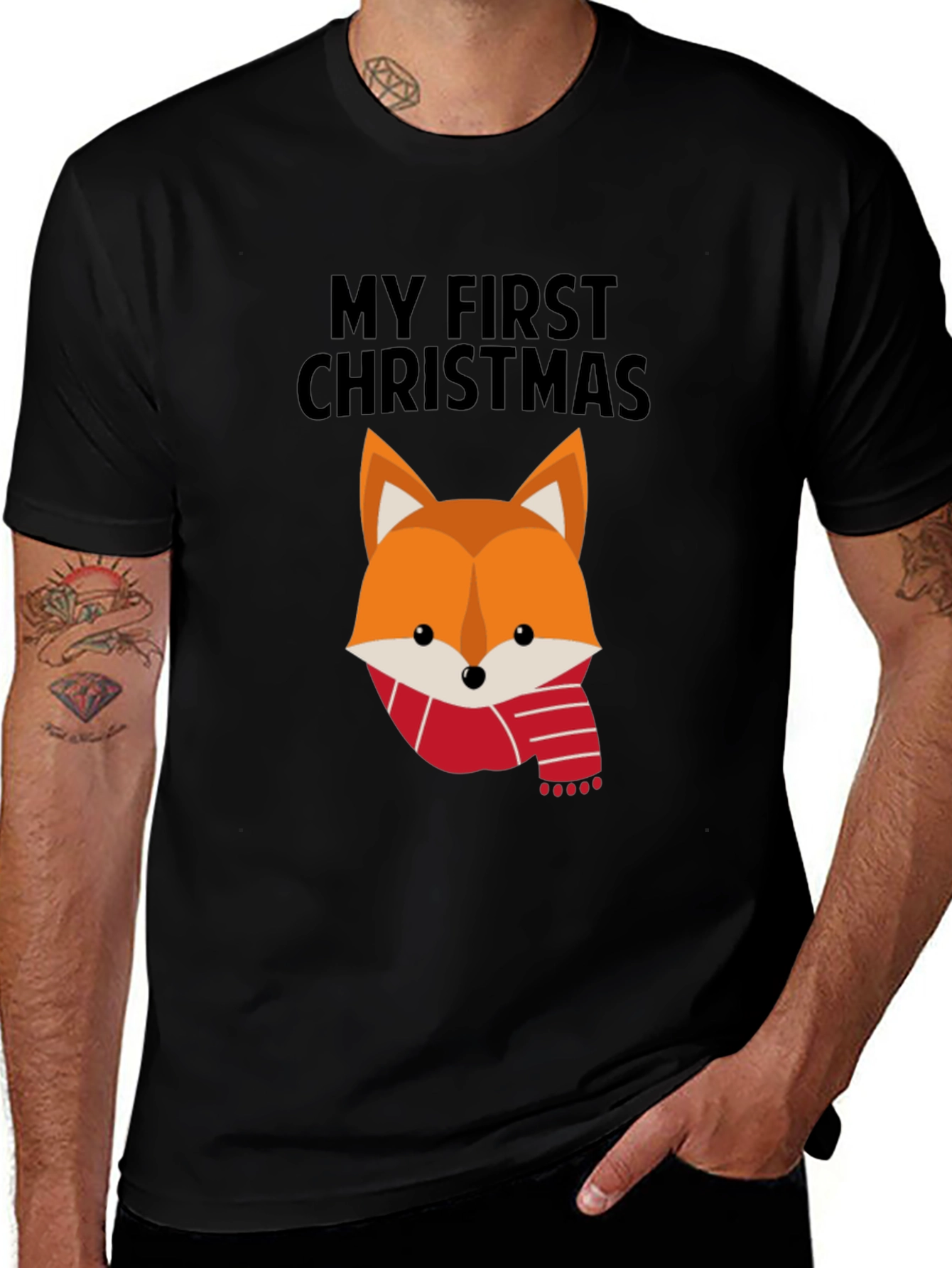 My First Christmas Fox T-Shirt