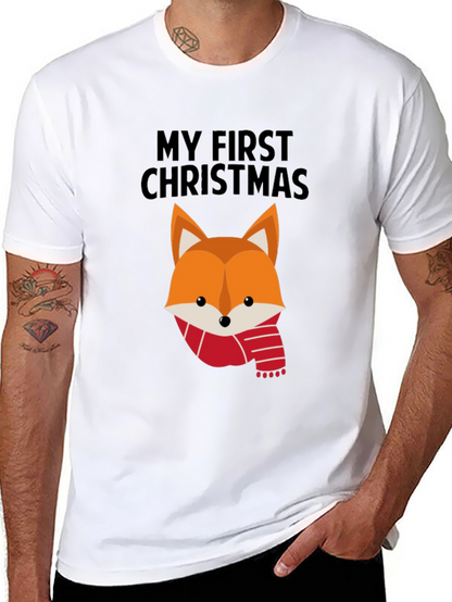 My First Christmas Fox T-Shirt
