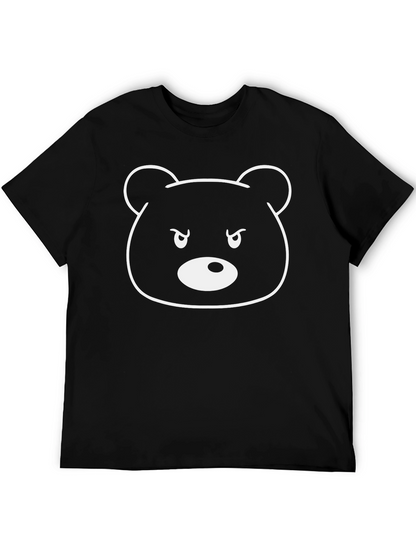 Mens Black Bear Graphic T-Shirt